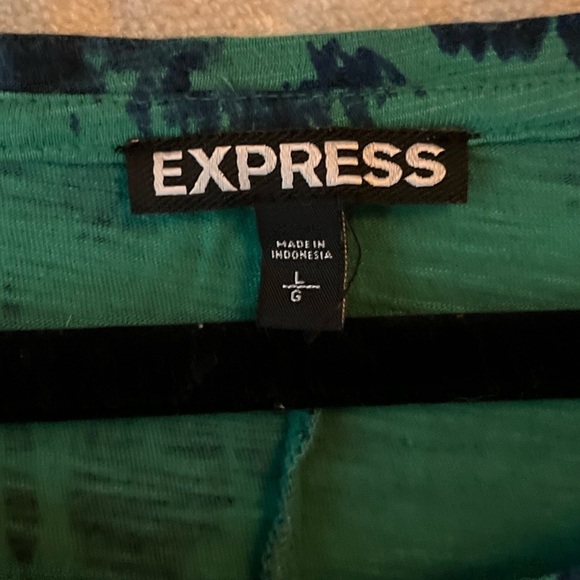 LIKE NEW Express Tie Dye T-Shirt Dress - Picture 3 of 6